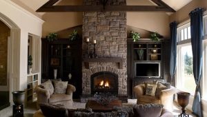  Stone fireplaces - a tribute to tradition