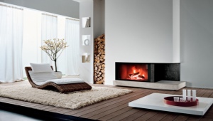  We select a fireplace depending on the size of the room