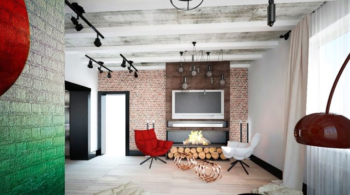  Loft-style living room: interior design features