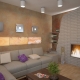  Fireplace in a small living room
