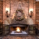  Antique fireplace