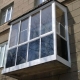  French balcony glazing