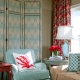  Living room in turquoise colors: the rules of registration